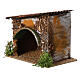 Nativity stable cardboard and cork Moranduzzo line 4 cm nativity 10x10x10 cm s2