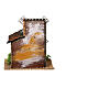 Moulin à vent Moranduzzo 10x10x10 cm carton et liège crèche 4 cm s4