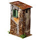 Tall house 20x10x10 cm, Moranduzzo nativity for 4 cm statues cardboard s2