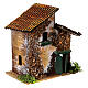 Casa con ventana Moranduzzo belén 4 cm cartón 15x10x10 cm s3