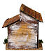 Casa con ventana Moranduzzo belén 4 cm cartón 15x10x10 cm s4