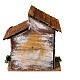 House figure with window 4 cm Moranduzzo nativity cardboard 15x10x10 cm s4