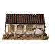 Cardboard porch of 10x15x5 cm, Moranduzzo Nativity Scene with 4 cm characters s1