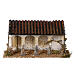 House with porch 10x15x5 cm cardboard Moranduzzo line nativity scene 4 cm s1