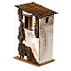 Miniature house 20x10x10 cm, nativity scene 4 cm Moranduzzo cardboard s2