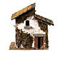 White house with window, 15x10x10 cm, cardboard, Moranduzzo Nativity Scene with 4 cm characters s1