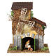 Animated mill with miller 35x30x20 cm for 10 cm Moranduzzo Nativity Scene s1