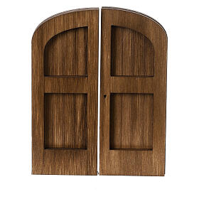 Puerta de arco belén 10 cm línea Moranduzzo madera