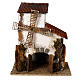 Moulin à vent 35x30x20 cm crèche Moranduzzo 10 cm avec mouvement s1