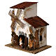 Animated windmill with miller 35x30x20 cm for 10 cm Moranduzzo Nativity Scene s2