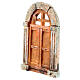 Arched door of 10x8 cm for 8 cm Nativity Scene, resin s2