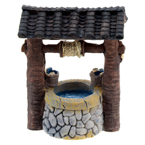 Studnia z żywicy, do szopki 6 cm, 10x5x5 cm 4