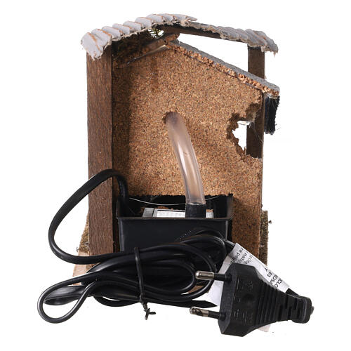 Fontanna do szopki z pompą, 15x10x15 cm 4