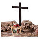 Sepulchre, 20x35x30 cm, setting for 9 cm Easter Creche s4