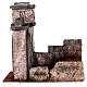 Strada Via Crucis con arco 25x25x15 cm presepe pasquale 9 cm s5