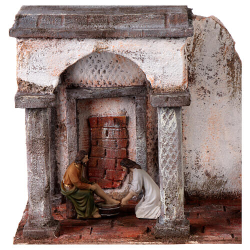 Ruined temple, 20x25x15 cm, setting for 9 cm Easter Creche 6