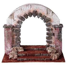 Arch of the road, Way of the Cross, 20x25x15 cm, setting for 9 cm Easter Creche