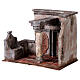 Ambientazione tempio con colonna 20x25x15 cm presepe pasquale 9 cm s3