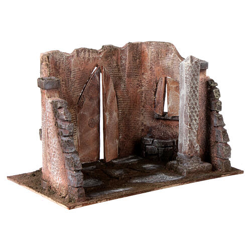 Column for flagellation, 15x25x15 cm, setting for 9 cm Easter Creche 4