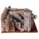 Sepulchre and crucifixion, 20x55x40 cm, setting for 9 cm Easter Creche s7