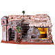 Ambientazione presepe pasquale 9 cm sepolcro crocifissione 20x55x40 cm s1