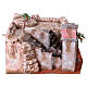 Ambientazione presepe pasquale 9 cm sepolcro crocifissione 20x55x40 cm s5