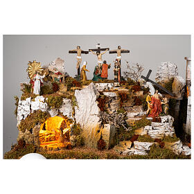 Easter nativity set 6 modules 70x180x80 cm