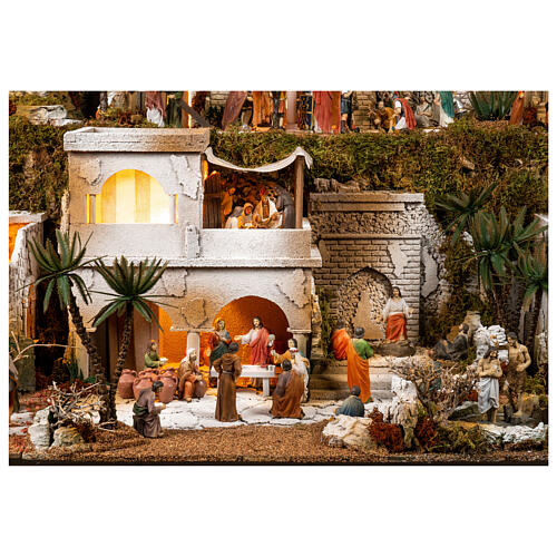 Easter nativity set 6 modules 70x180x80 cm 4