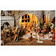 Setting for Easter Creche, Annunciation and Nativity, 40x60x30 cm, MODULE 1 s3