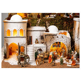 Cenário presépio de Páscoa Anunciação Natividade 40x60x30 cm ELEMENTO 1