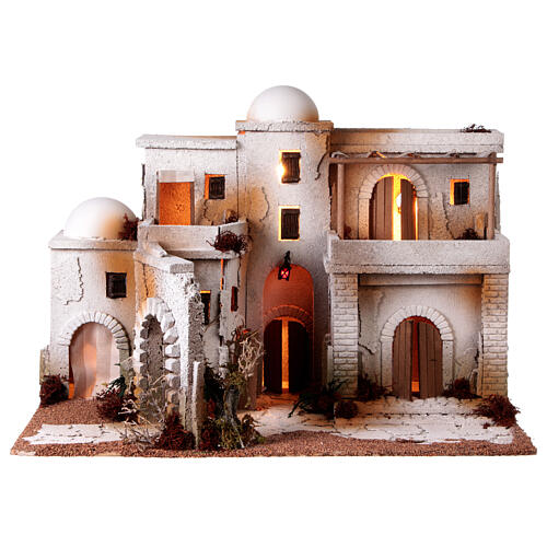 Décor crèche de Pâques miracles Cène et Lavement des pieds 35x60x40 cm PARTIE 4 3