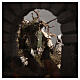 Setting for Easter Creche of 9 cm, garden of olive trees and death sentence, 35x60x40 cm, MODULE 4 s4