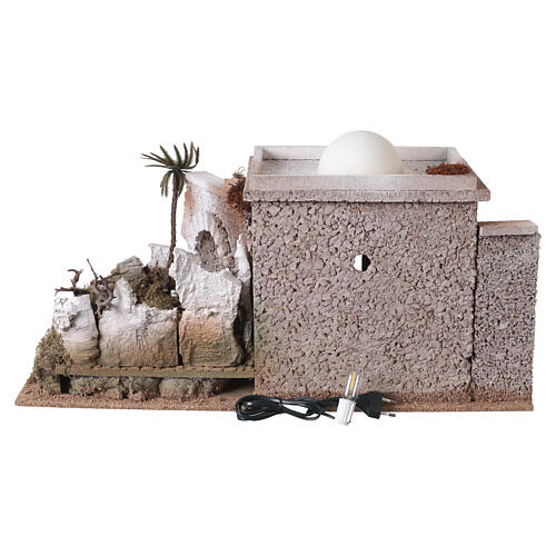 Easter nativity Death sentence scene vegetable garden olive trees 9 cm 35x60x40 cm MODULE 4 8