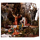 Easter nativity Death sentence scene vegetable garden olive trees 9 cm 35x60x40 cm MODULE 4 s3