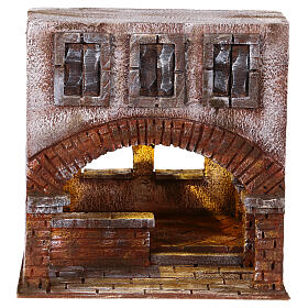  Lighted Last Supper setting for Easter nativity scene 9 cm 30x30x30 cm