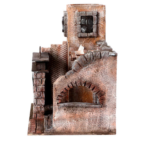 Setting for Last Supper with gate, Easter Creche of 9 cm, 30x30x20 cm 4