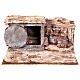 Sepulchre for Resurrection scene with fountain for Easter Creche of 9 cm, 25x30x40 cm s1