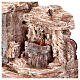 Sépulcre Résurrection avec fontaine crèche de Pâques 9 cm 25x30x40 cm s2