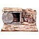 Sepolcro Resurrezione con fontana presepe pasquale 9 cm 25x30x40 cm s1
