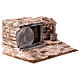 Sepolcro Resurrezione con fontana presepe pasquale 9 cm 25x30x40 cm s4