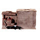 Sepolcro Resurrezione con fontana presepe pasquale 9 cm 25x30x40 cm s6