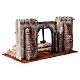 Scenografia Crocifissione 25x30x50 cm presepe pasquale 9 cm s3