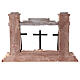 Setting Crucifixion 3 crosses 25x30x50 cm Easter nativity 9 cm s5