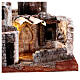 Last Supper Holy Sepulchre and Golgotha for Easter Creche of 9 cm, illuminated setting, 40x60x40 cm s5