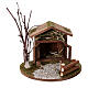 Clapier à lapins en bois 10x15x10 cm pour crèche de 10-12 cm s5