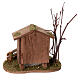 Clapier à lapins en bois 10x15x10 cm pour crèche de 10-12 cm s6