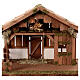 Cabane 30x55x30 cm style nordique pour crèche 10-12 cm s2