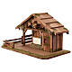 Cabane 30x55x30 cm style nordique pour crèche 10-12 cm s3