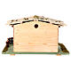 Cabane étable style nordique 30x50x35 cm bois crèche 12-14 cm s6