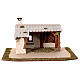 Stable with wood oven, 25x55x35 cm, for Nativity Scene of 10-12 cm s1